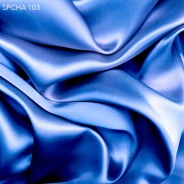 Royal Blue Silk Charmeuse - Fabrics & Fabrics