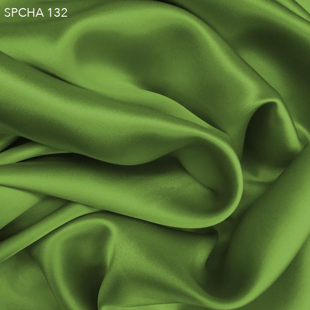 Pickle Green Silk Charmeuse - Fabrics & Fabrics