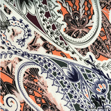 Paisley Printed Silk Charmeuse - Multicolor