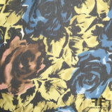 Floral Printed Silk Chiffon - Multicolor