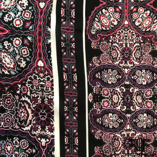 Paisley Printed Silk Georgette - Multicolor
