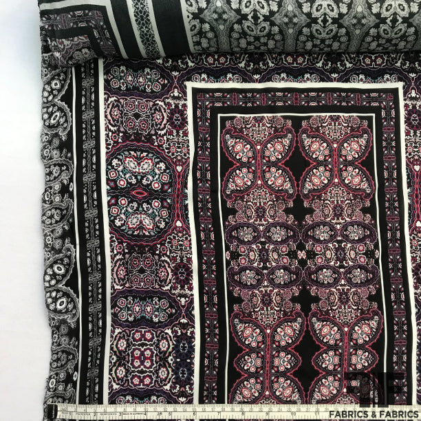 Paisley Printed Silk Georgette - Multicolor