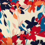 Bright Floral Printed Silk Georgette - Multicolor