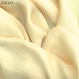 Silk Georgette - Pineapple Cream - Fabrics & Fabrics