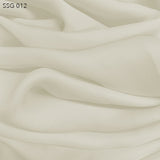 Silk Georgette - Ivory - Fabrics & Fabrics