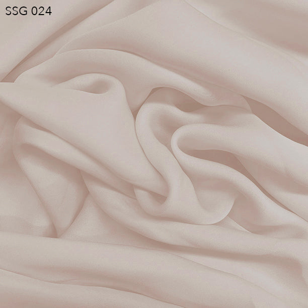 Silk Georgette - Petal Pink - Fabrics & Fabrics