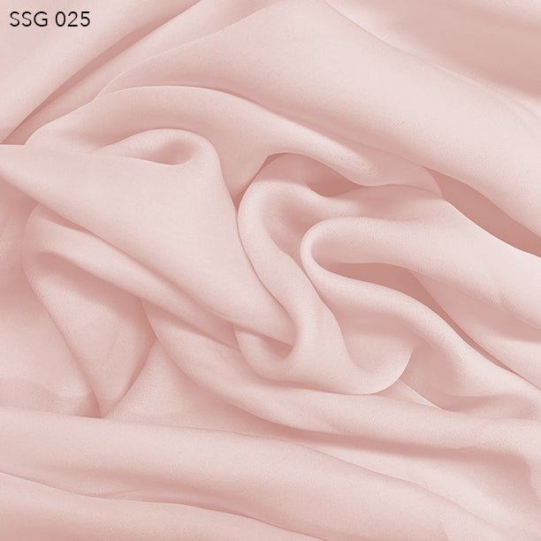 Silk Georgette - Marshmellow Pink - Fabrics & Fabrics