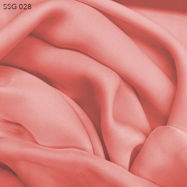 Silk Georgette - Misty Pink - Fabrics & Fabrics
