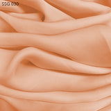 Silk Georgette - Nude Orange