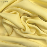 Silk Georgette - Lemon Twist - Fabrics & Fabrics