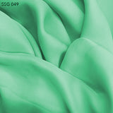 Silk Georgette - Mint Green - Fabrics & Fabrics