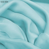 Silk Georgette - Clearwater Blue - Fabrics & Fabrics