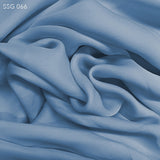 Silk Georgette - Sporty Blue - Fabrics & Fabrics