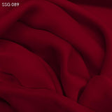 Silk Georgette - Brick Red