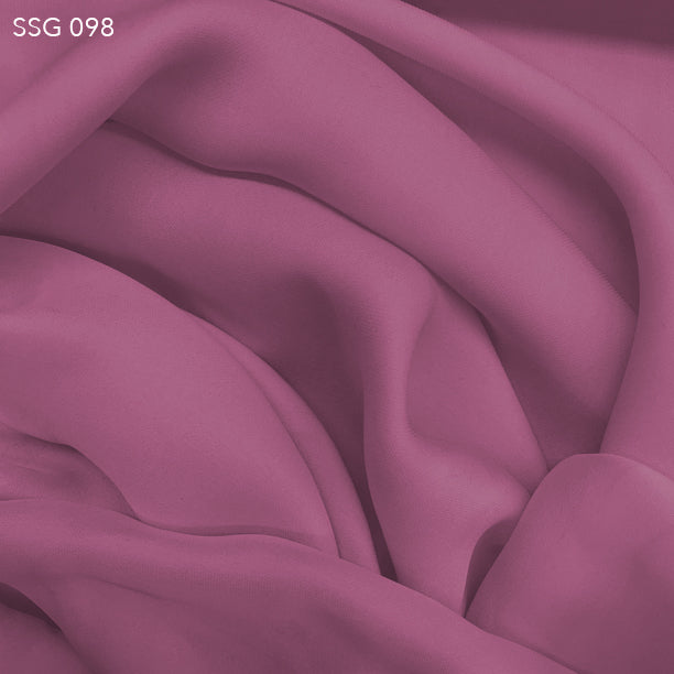 Silk Georgette - Wild Rose - Fabrics & Fabrics