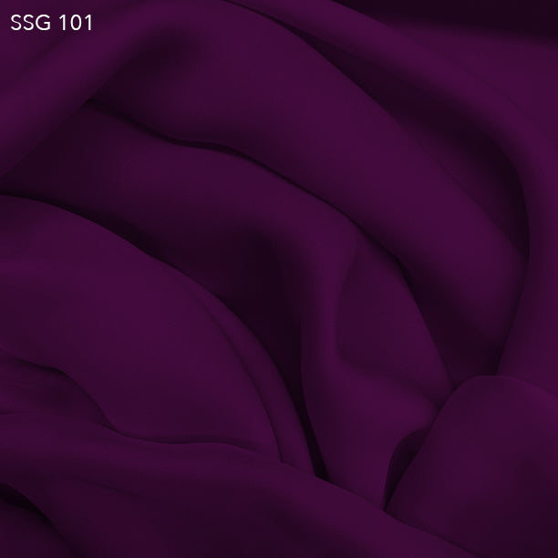 Silk Georgette - Electric Purple - Fabrics & Fabrics