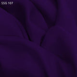 Royal Purple Silk Georgette - Fabrics & Fabrics