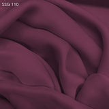 Silk Georgette - Sangria Purple - Fabrics & Fabrics