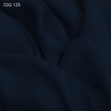 Navy Blue Silk Georgette - Fabrics & Fabrics