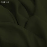 Silk Georgette - Pesto Green - Fabrics & Fabrics