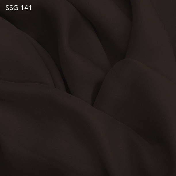 Silk Georgette - Espresso - Fabrics & Fabrics