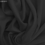 Steel Grey Silk Habotai (China Silk) - Fabrics & Fabrics