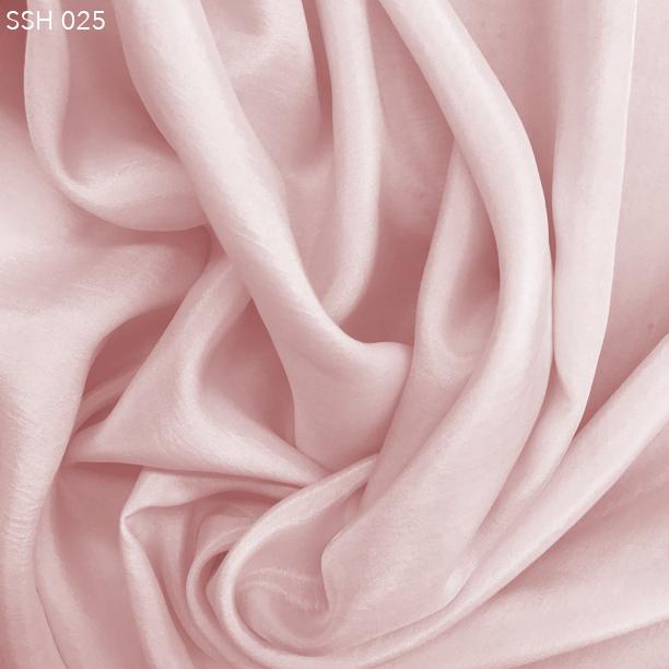 Marshmellow Pink Silk Habotai (China Silk) - Fabrics & Fabrics