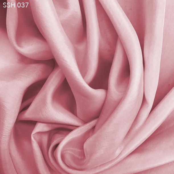 Dusty Rose Silk Habotai (China Silk) - Fabrics & Fabrics