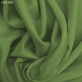 Patina Green Silk Habotai (China Silk) - Fabrics & Fabrics