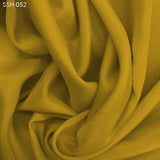 Yellow Silk Habotai (China Silk) - Fabrics & Fabrics
