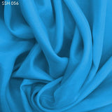 Silk Habotai (China Silk) - Electric Blue