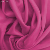 Fuscia Silk Habotai (China Silk) - Fabrics & Fabrics