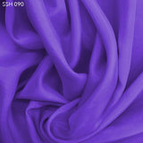 Glory Blue Silk Habotai (China Silk) - Fabrics & Fabrics