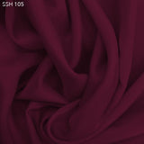 Red Silk Habotai (China Silk) - Fabrics & Fabrics
