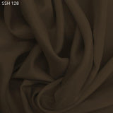 Chocolate Powder Brown Silk Habotai (China Silk)  - Fabrics & Fabrics