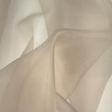Sand Colored Silk Organza fabric  - Fabrics & Fabrics