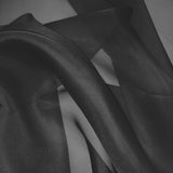 Steel Grey Silk Organza fabric - Fabrics & Fabrics
