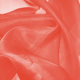 Coral Pink Silk Organza fabric - Fabrics & Fabrics