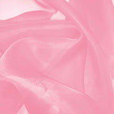 Flamingo Pink Silk Organza fabric - Fabrics & Fabrics