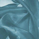 Arctic Blue Silk Organza fabric - Fabrics & Fabrics