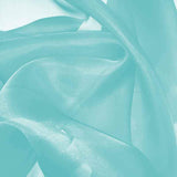 Clearwater Blue Silk Organza fabric - Fabrics & Fabrics