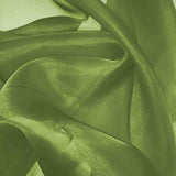 Sage Green Silk Organza fabric - Fabrics & Fabrics