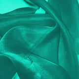 Aquarium Green Silk Organza fabric - Fabrics & Fabrics