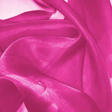 Fuscia Silk Organza fabric - Fabrics & Fabrics