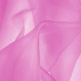 Bubblegum Pink Silk Organza fabric - Fabrics & Fabrics