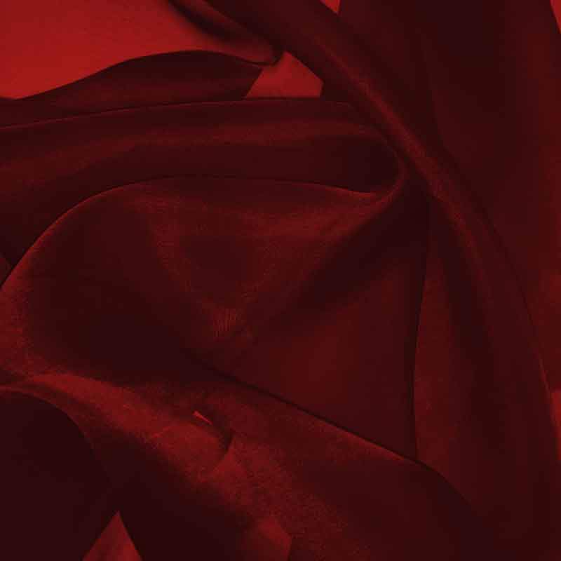 Burgundy Silk Organza fabric - Fabrics & Fabrics