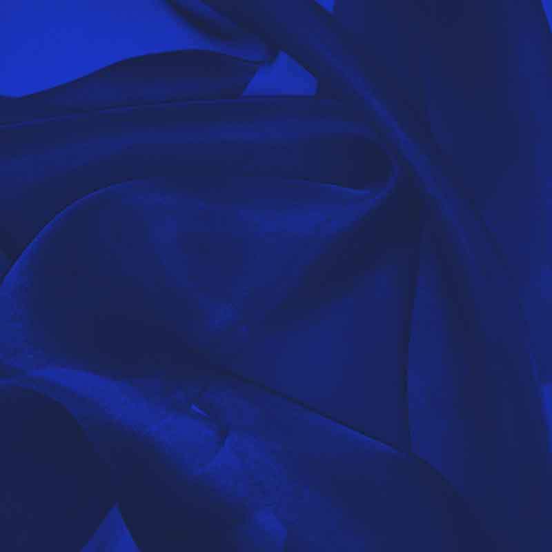 Royal Blue Silk Organza fabric - Fabrics & Fabrics