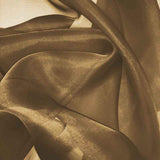 Deep Camel Silk Organza fabric  - Fabrics & Fabrics