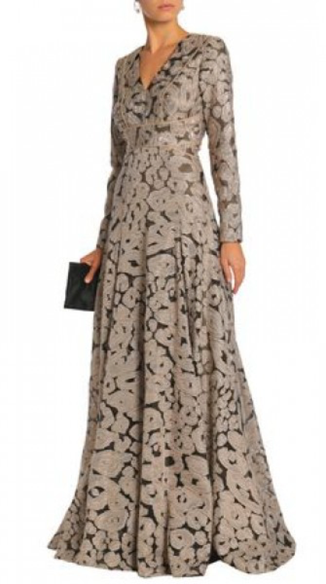 J Mendel Italian Metallic Fil Coup Organza - Beige / Black / Rose Gol Fabrics & Fabrics J Mendel Italian Metallic Fil Coup Organza - Beige / Black / Rose Gol Fabrics & Fabrics