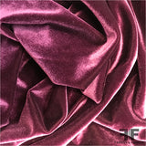 Stretch Velvet - Plum - Fabrics & Fabrics
